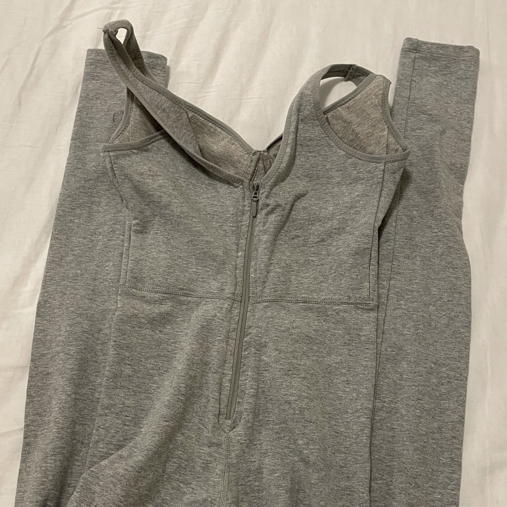 House of CB Kalani Grey Soft Loungwear Jumpsuit (SOLD) - Picture 3 of 4